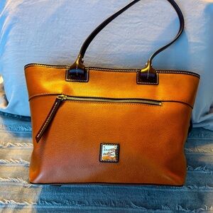 Dooney & Bourke two toned brown Tote.